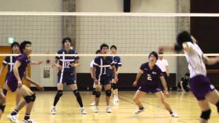 Volleyball 明治大 vs 東海大 1set 関東大学バレーボール 2013.5.18