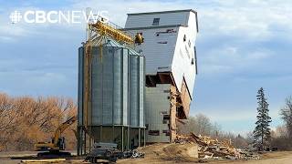 Prairie landmark goes down as Austin grain elevator demolished