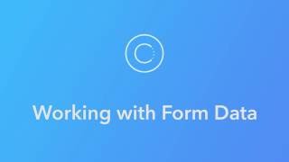 Ionic Creator Tutorials // Working with Form Data