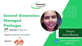 Second-Generation Managed Packages with Ranjini Janardhanan at Pakistan Dreamin 2021