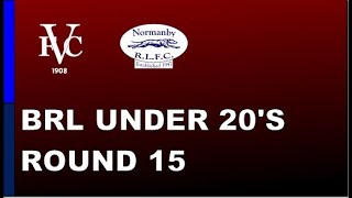 BRL Under 20's - Round 15: Valleys Diehards v Normanby Hounds
