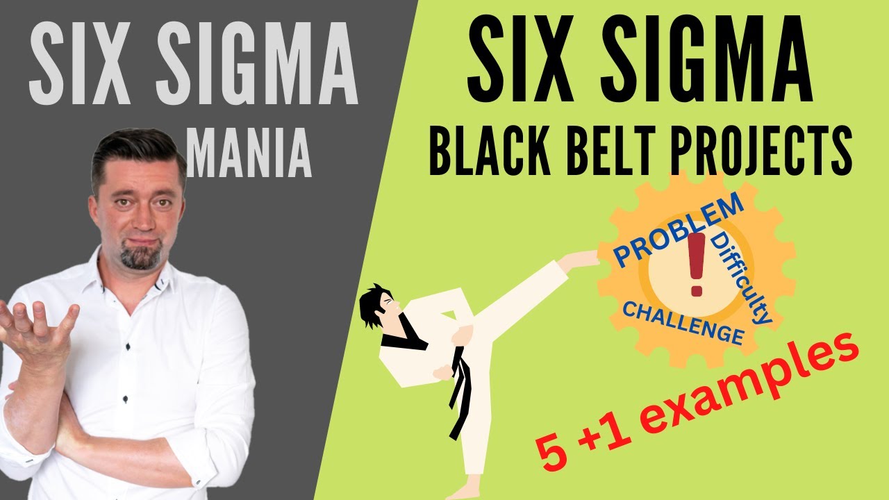 6x Six Sigma Black Belt Project Examples - How To Run Project? - YouTube