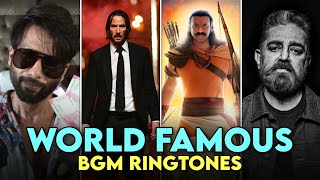 Top 5 World Famous BGM Ringtone 2023 ft. Adipurush, John Wick, Lokiverse, Kantara BGM Ringtone 2023