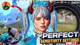 BGMI  3.6 UPDATE SENSITIVITY ☠️ | ZERO RECOIL BGMI BEST SENSITIVITY SETTINGS | RAJisLIVE