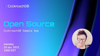 Open Source: CockroachDB Sample App