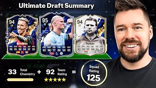 125 UT DRAFT CHALLENGE! 😍