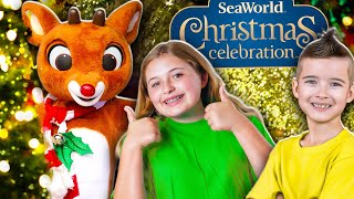 SeaWorld Christmas Spectacular: Meeting Rudolph and Friends! ❄️🎉