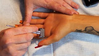 ASMR Soothing Hand & Arm Gentle Massage To Ease Anxiety [Whispering]