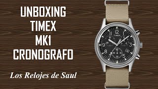 Unboxing - Desempaquetado Timex Mk1 Cronógrafo - Reloj Militar