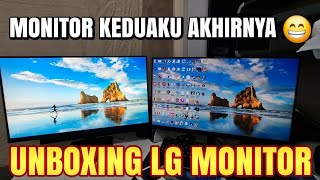 Unboxing Monitor Ke-2 utk PC Saya ~ LG LED 24MP60G