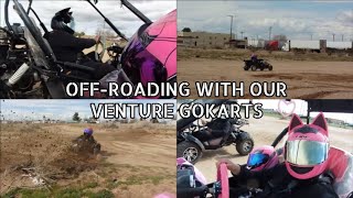 OFFROADING OUR VENTURE 200CC GOKARTS