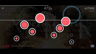 [Cytoid] Event song Fallen Angel ~ the polychromatic mandrake EX Lv.14 rank A score 93709