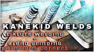 PRODUCTION STYLE FIXTURE WELDING + blend-grinding aluminum