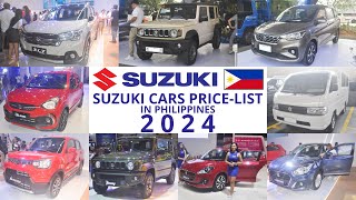 Suzuki Auto Cars Price List in Philippines 2024 | Jimny 5-Door, XL7 Hybrid \u0026 MORE