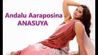 Beautiful anasuya hot glamour in one video ||