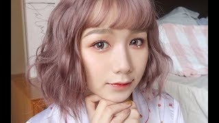 【echo】GRWM| 女爱豆洋娃娃妆容/就算烂脸也要美美滴化个妆啊！日间护肤\u0026妆容分享