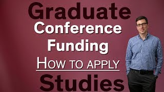 Conference Funding - How to apply