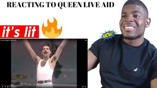 QUEEN LIVE AID FIRST REACTION