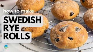 🇸🇪 One Bite of These Swedish Rye Rolls with Raisins … and You’re Hooked!