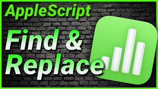 AppleScript Numbers : Automate Find and Replace