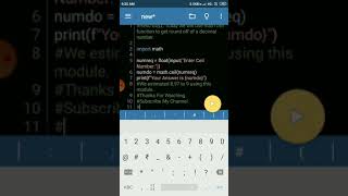 Python Math Ceil Module Tutorial For Begginers #python #shorts