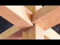 Incredible Connect 3 Cross Wooden Beams For Table Legs Without Woodworking Nails