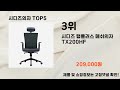 2025년 시디즈의자 추천 top5