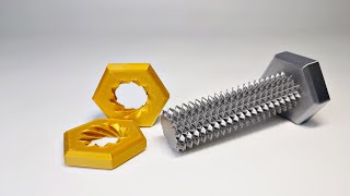 不思議なネジ作ってみた②【3Dプリンター】 - 3D printed Mysterious Screw