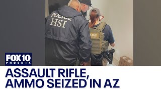 Feds seize assault rifle, ammunition mailed to AZ home