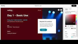 Webex Webinar - Before and After Event Tools