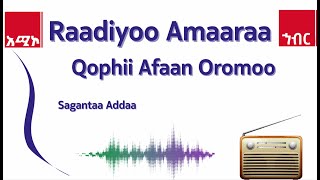 AMECO HIBIR: Raadiyoo Amaaraa Sagantaa Afaan Oromoo:- Sagantaa Marii Si'anaa 16/05/2017