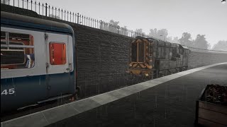 TSW3: Class 08 coupling up to some MK2 coaches to start the turn around