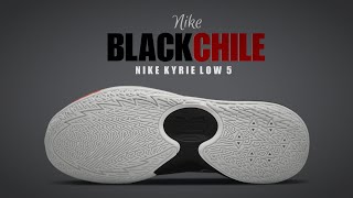 BLACK CHILE RED 2022 Nike Kyrie Low 5 DETAILED LOOK + PRICE