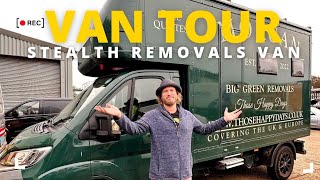 We Built A Home Inside a Removals Truck - Van Tour (Vanlife in the UK)