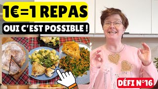 👍1€ = 1 repas OUI c’est possible ! je vous partage mes recettes économiques et faciles | n°16😊