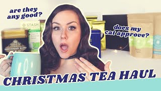 I Taste Tested Every Single Tea We Got for Christmas (it was a LOT)