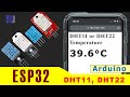 Measure Temperature and Humidity WiFi with ESP32 DHT11 and DHT22 - Robojax