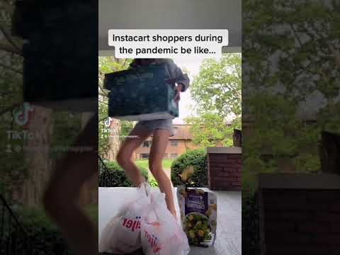 During the pandemic, Instacart shoppers are like…. #shorts