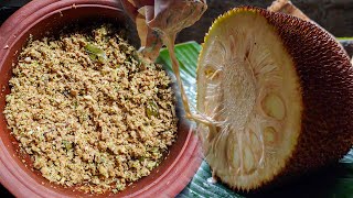 Delicious Baby Jackfruit (Polos) Mallum Recipe | Cooking with Malisa on Street