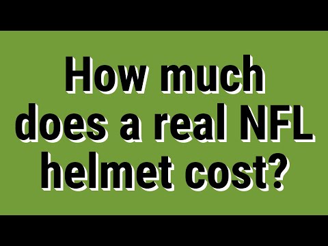 What is the average cost of an NFL helmet?