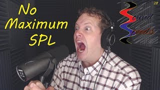 No Maximum SPL - Sound Speeds