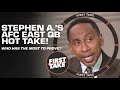 Stephen A.'s AFC East QB HOT TAKE is absolutely SHOCKING?! 🔥🍿 | First Take