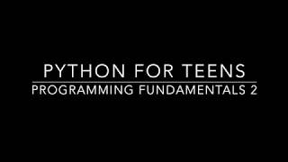 Programming For Teenagers(Python) #3 -- Variables, Expression, and Statements