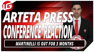 SOUTHAMPTON VS ARSENAL | ARTETA PRESS CONFERENCE REACTION