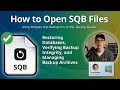 How to Open SQB Files (Redgate SQL Backup Pro or SQL Backup Reader)