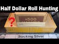 Half Dollar Coin Roll Hunting - Searching for Silver Half Dollars