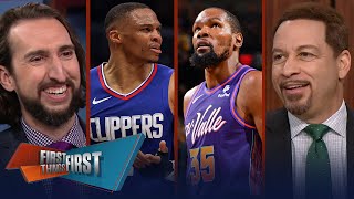 Clippers lose 5th straight at home, Lue rips team, Suns to miss playoffs? | NBA | FIRST THINGS FIRST