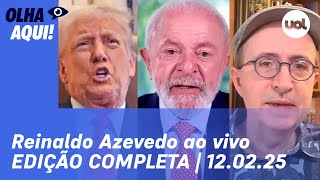 Reinaldo Azevedo ao vivo: Lula critica Ibama; Trump faz blefe, avalia governo e+| Olha Aqui completo