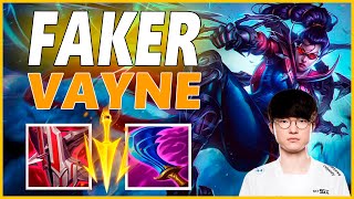 ⚡FAKER VAYNE MID GAMEPLAY⚡SEASON 12 LEAGUE OF LEGENDS