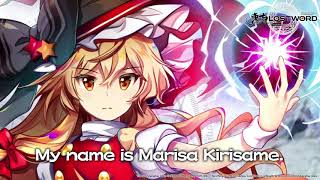 Touhou LostWord - Witch of Scarlet Dreams Marisa Kirisame